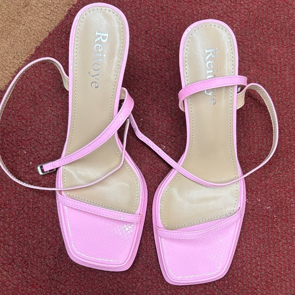 Pink Strappy Women's Sandals